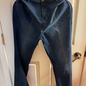 Torrid Dark Blue Flare Jeans